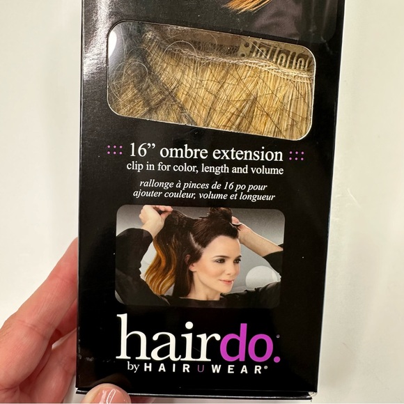 16” Ombré Hair Extension HAIR U WEAR Butterscotch Ombré RO 1625 Clip In - Picture 2 of 8